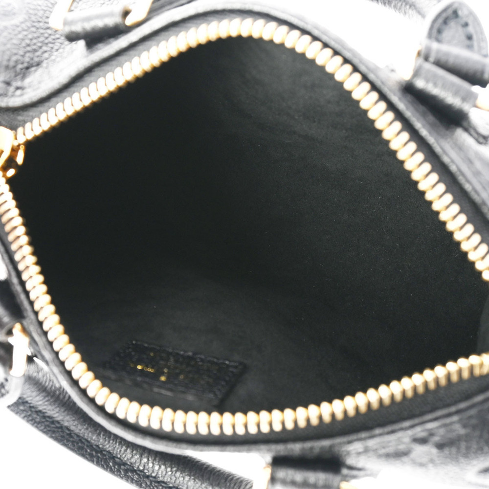 Louis Vuitton Leather Handbag Empreinte Speedy Black - Picture 10 of 11